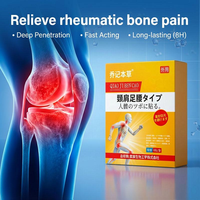 Rheumatoid Arthritis & Joint Discomfort Relief Patch, Herbal Formula for Daily Pain Management.