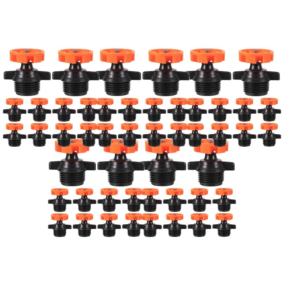 50/10pcs 360 ° Rotating Irrigation Nozzle 1/2 Inch Male Thread Watering Sprinkler Automatic Drip Irrigation Drippers For Garden