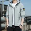 Spring Jacket Men's Hooded Jacket Youth Thin Jacket Outdoor Sports Casual Jacket Plus Size 5XL