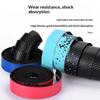 1Pair Anti-Vibration Bike Handlebar Tape Non-Slip Pu Eva Bicycle Handle Bar Tape Soft Skin-Friendly Road Bike Handlebar Tape