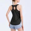 Women Summer Quick Dry Tank Top Thin Section Mesh Backless Loose Versatile Camisole Yoga Sports T-Shirt Fitness Running Vest