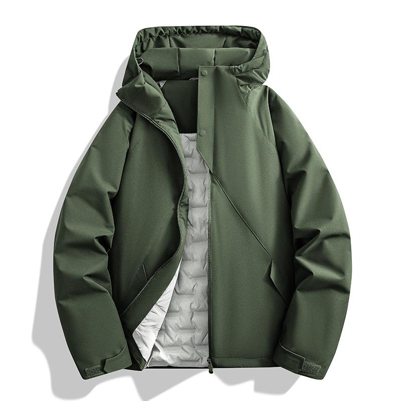 High-Quality Winter Hooded Ski Jacket - Trendy, Cold-Resistant, Versatile for Outdoor Mountaineering