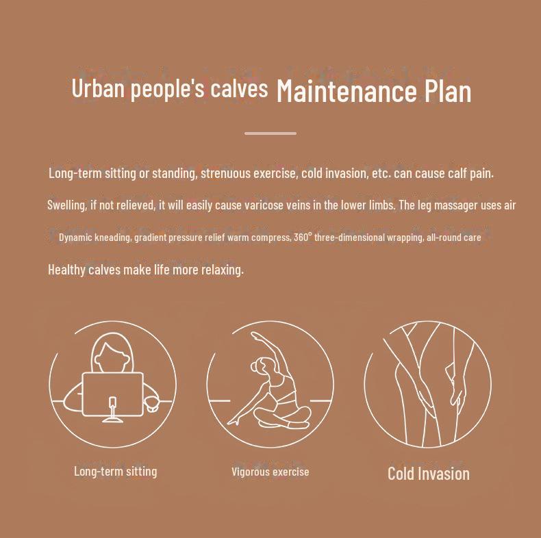 Multifunctional Leg Massager with Air Pressure and Heat Therapy