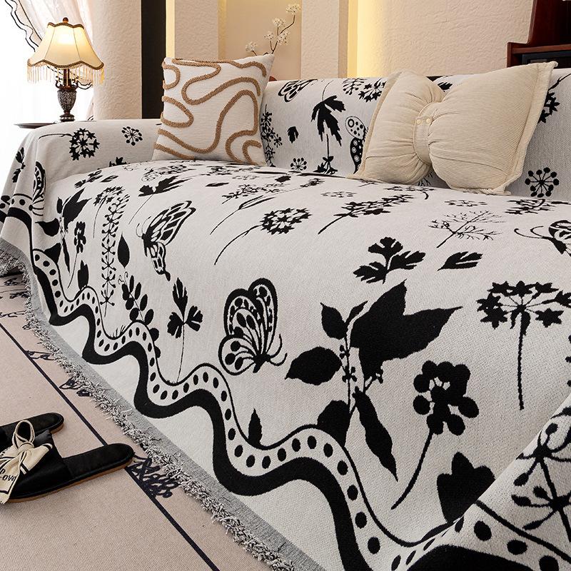 Light Luxury High-end Sofa Towel 2025 Popular New Sofa Cushion Sofa Blanket a Whole Full Cover Sofa Cover