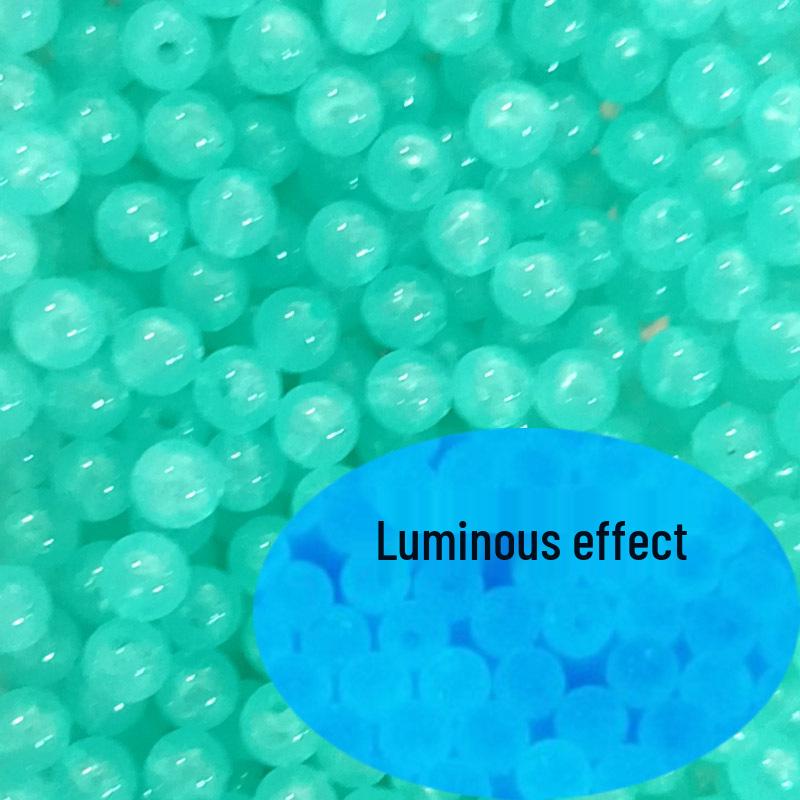 Bunte leuchtende Harzperlen für Angelzubehör & Schmuck - Fluoreszierende Halskettenhaken & Zubehör