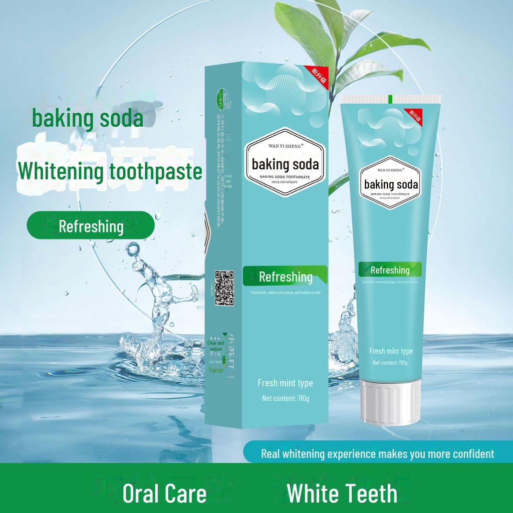 Wan Doctor 110g Mint Fresh Baking Soda Toothpaste for Whitening and Breath Care