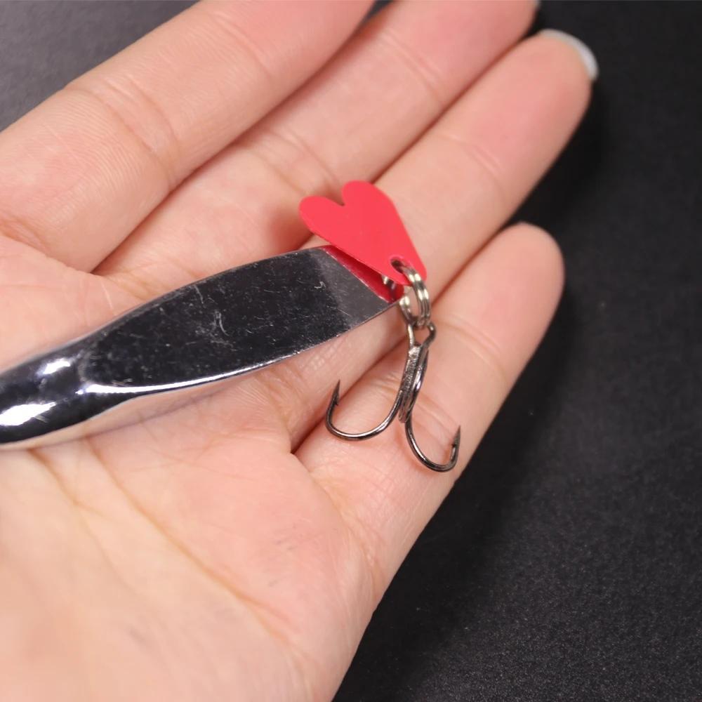 3pcs Bright Silver Wedges Bevel Cut Spoon Lure for Bass Pike Catfish Crank Bait Saltwater Fishing Metal Hard Lure 7g-28g