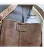 Korean Style Retro Square Bucket Bag - Versatile Large Capacity Crossbody for Women