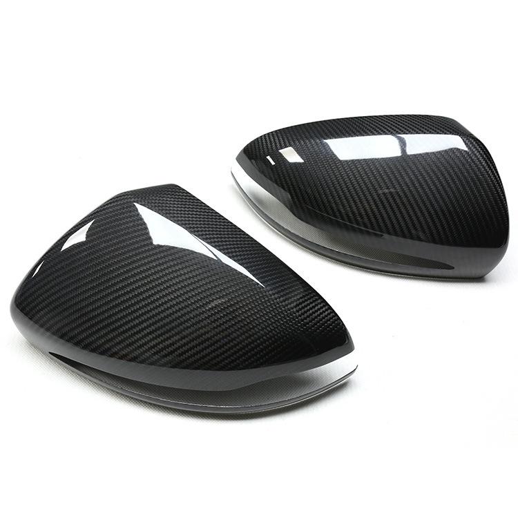 Carbon Fiber Rearview Mirror Cover Housing for Mercedes Benz W205 W213 W222 W257 C E S GLC CLS GLA GLB Class Side Mirror Trim