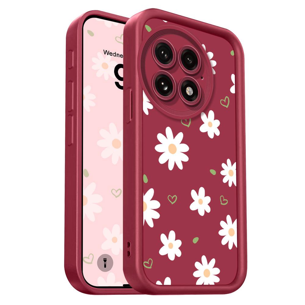 

Floating Daisies Phone Case For Oneplus 15 15R 13 13T 12 12R 11 11R 10R Nord CE 5 4 3 2 Lite 4G 5G Staircase Soft Cover Oneplus 12R винный