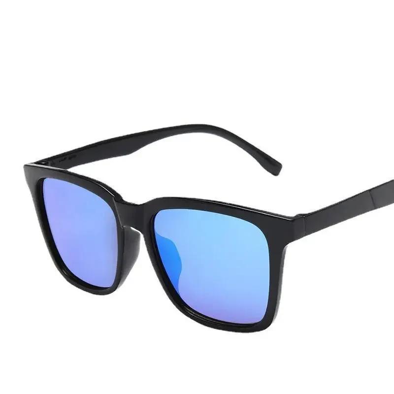 New Large Frame Square Sunglasses Men's Brand Designer Fashion Sun Glasses Driving Fishing Shades Eyewear UV400 Oculos De Sol