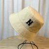 Hat Female Korean Casual N Letter Embroidered Fisherman Hat Spring Fashion Shade
