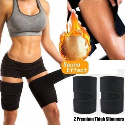 2 ΤΕΜ. Legwarmers Sauna Sweat Thigh Calories Off Θερμότερα λεπτά πόδια αδυνατίσματος Λιποδιαλύτης Thermo Neoprene Compress Συμπιεστής ζώνης στήριξης