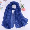 Women Plain Lurex Glitter Loop Dot Viscose Scarf Ladies Shimmer Shawls and Wraps Pashmina Stole Muslim Hijab Sjaal 180*70Cm