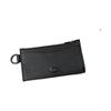 COACH Cross Grain Leather Clutch Card Holder , Wallet Women's Black (Unisex) Card Holders CJ879 BLK