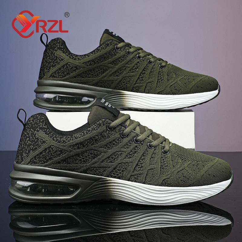 Yrzl Men Running Shoes For Man Comfortable Lightweight Sports Shoe Mesh Non Slip Walking Shoes Jogging Gym Tennis Shoes Men