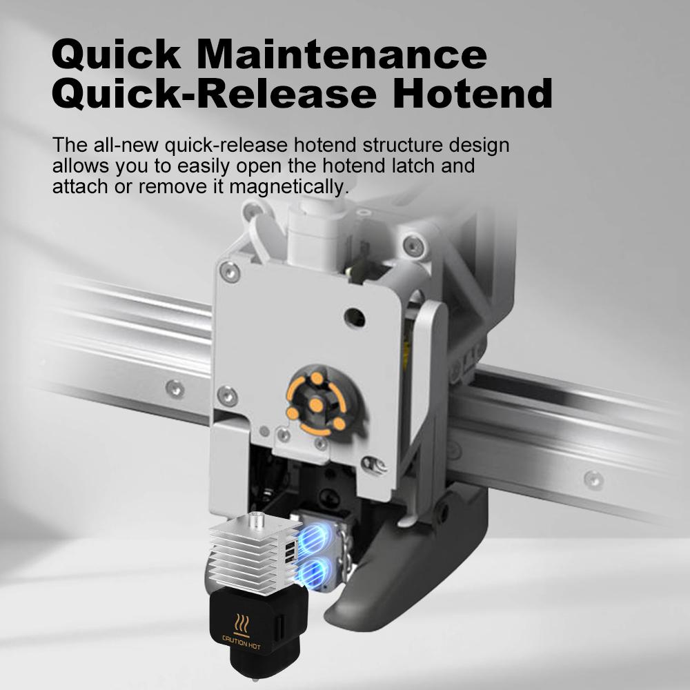 3D Printing Accessories A1/A1 Mini Integrated Nozzle Hotend Kit Stainless Steel 0.2/0.4/0.6/0.8mm For Bambu Lab A1/A1 Mini