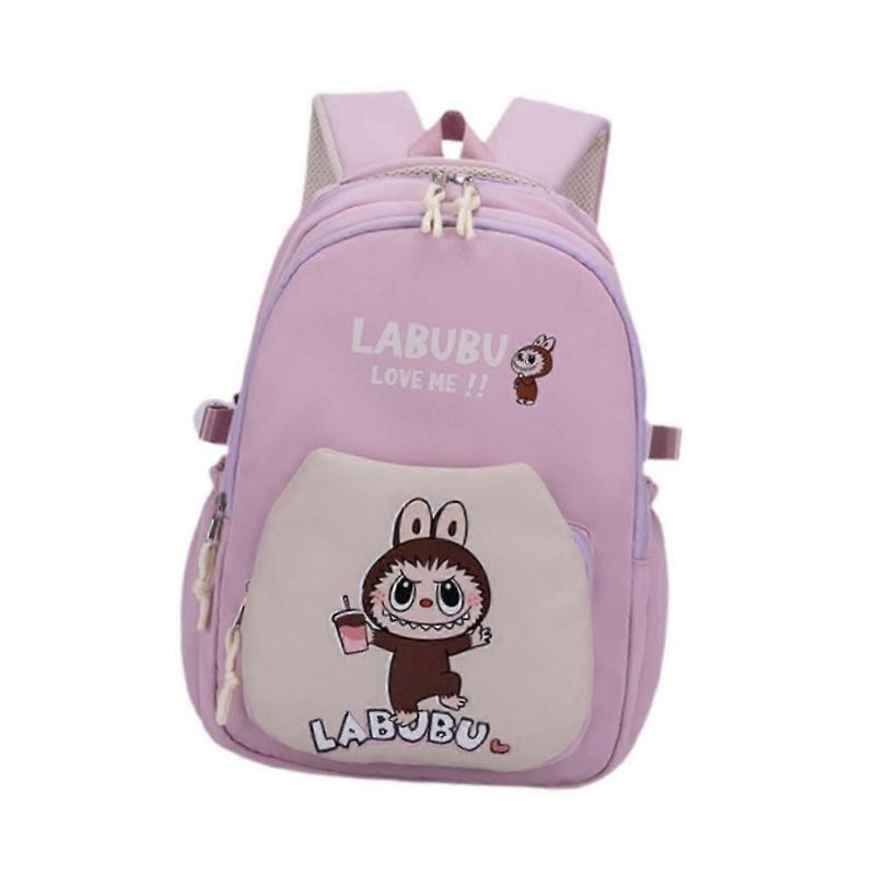 Children Backpack Cartoon Zipper Oxford Cloth Lightweight Travel Bag Daypack