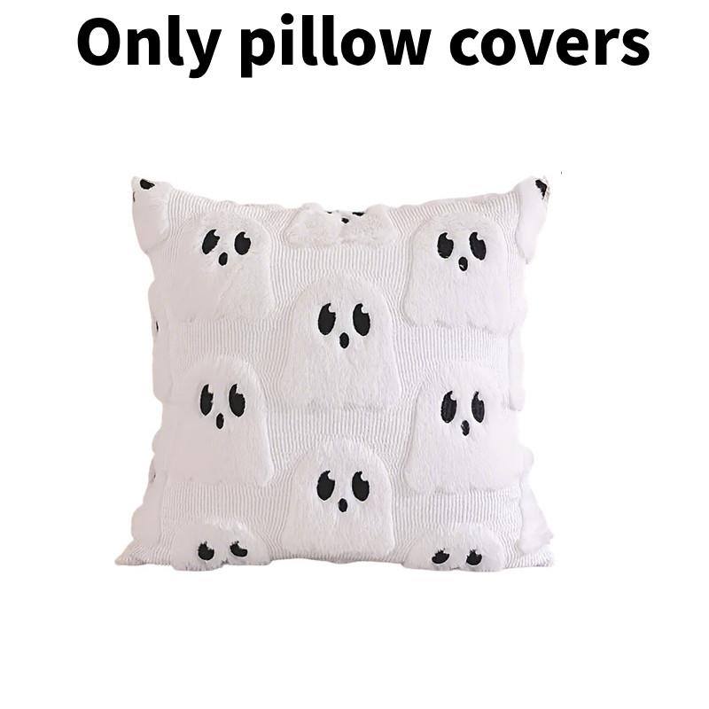Ghost Halloween Cushion Cover Made Polyester Fun Design Living Room Decoration