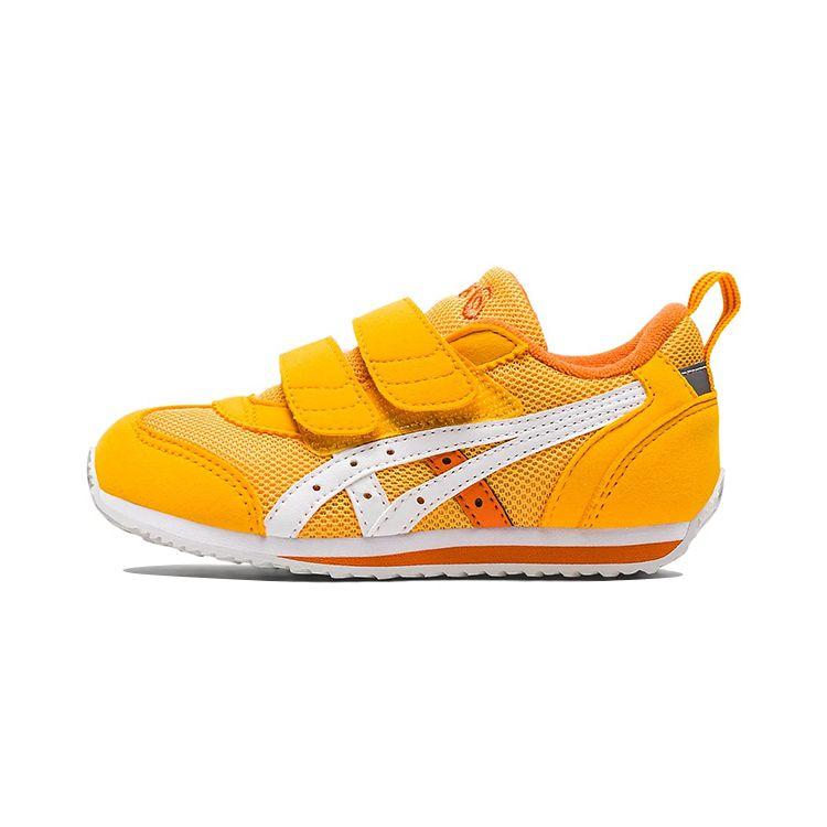 Asics Idaho Mini 4 Casual Comfortable Breathable Low Top Kids Running Shoes Kids Running Shoes Yellow White 1144A236-800