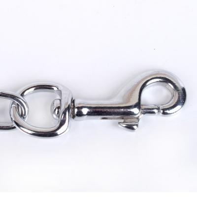 Hundekette Hundeleine verdrehte Kette Hund Metall Eisen Zugleine Haustierleine Schaumstoffgriff Haustierleine