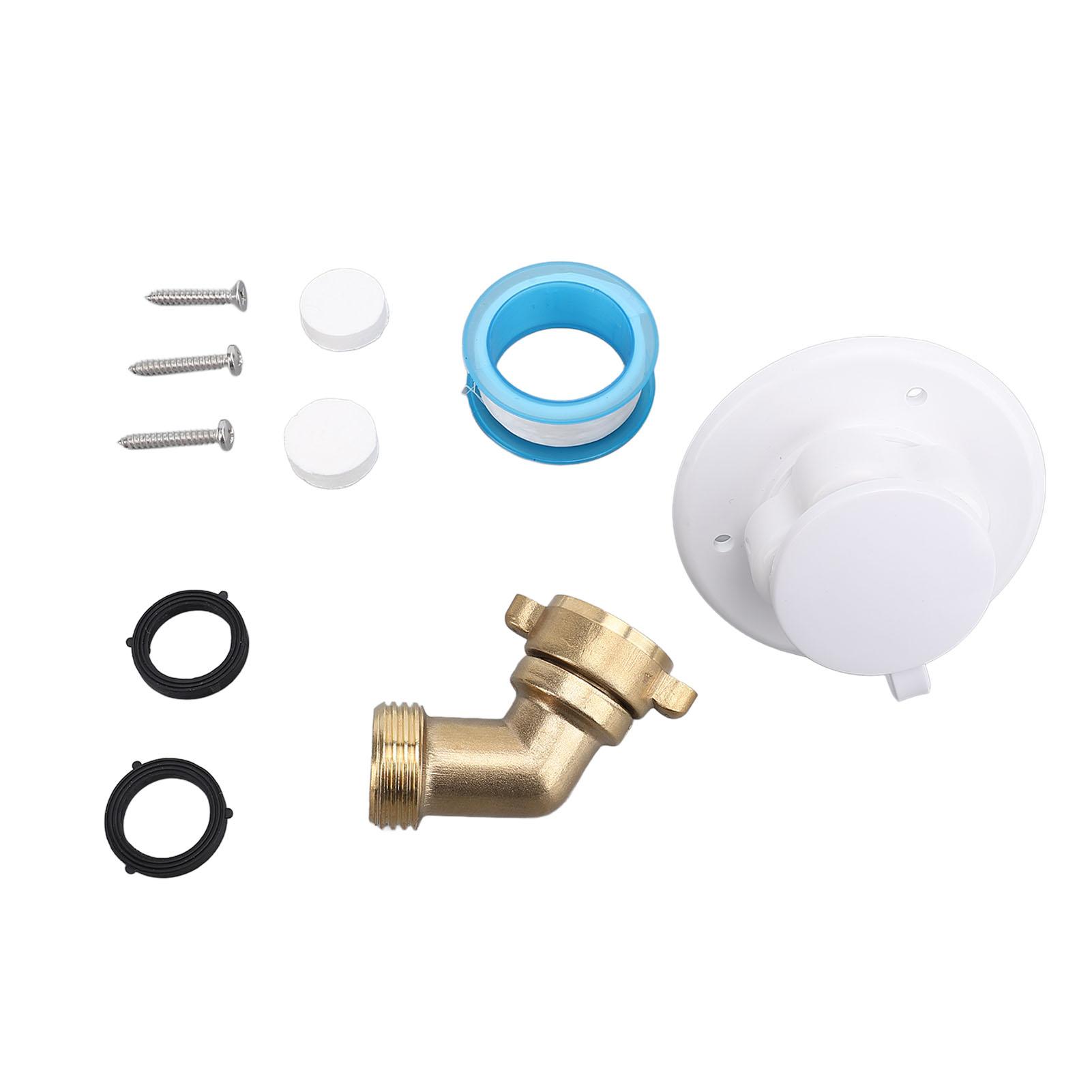 

10 шт. комплект для заливки воды в автофургон из латуни с соединительным разъемом для шланга и обратного клапана для автодома Trail 45°