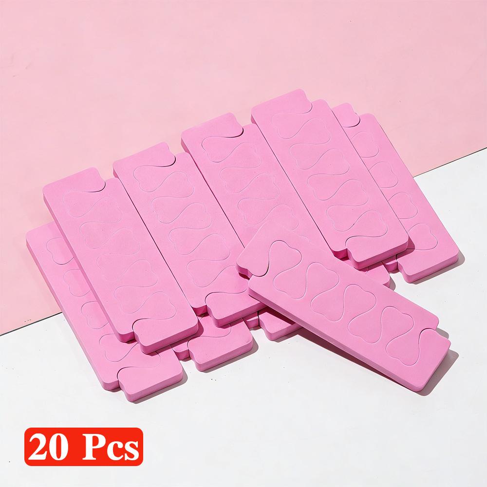 100PCS/200PCS Nail Art Toe Separators Fingers Foots Sponge Soft UV Gel Polish Beauty Manicure Pedicure Pack Nail Tools Kits