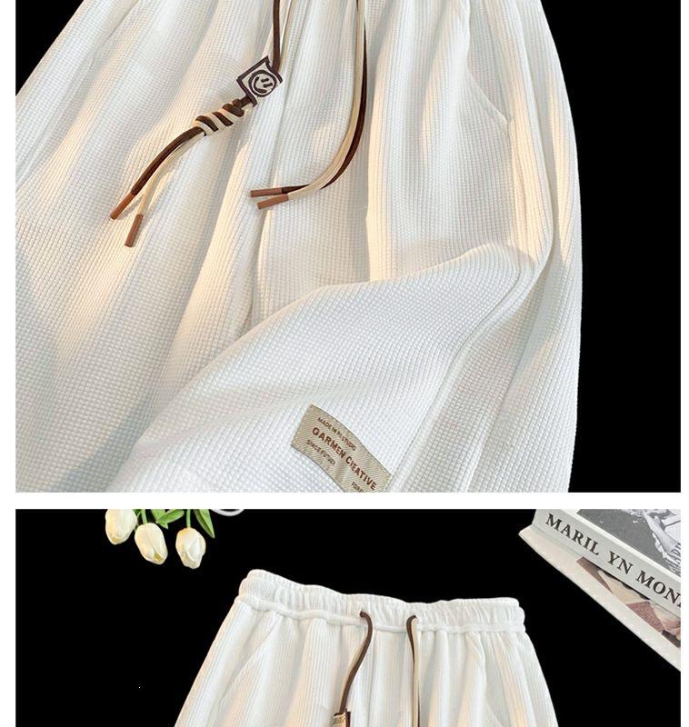 Women's Summer Waffle Pattern Breathable Bermuda Shorts