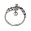 1 Piece Retro Wheat Tassel Index Finger Ring, Women'S Simple Open Mouth Ring, Light Luxury Temperament Versatile Layered Accessory
