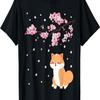 Shiba Inu  Cherry Blossom Sakura T-Shirt