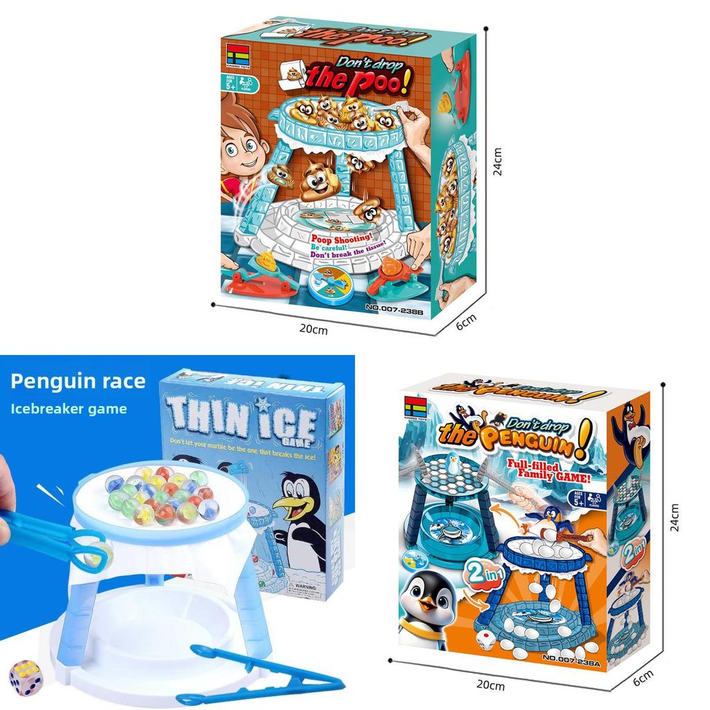 Penguin Break Ice Interactive Game For Family Fun And Party Entertainment