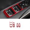 For Kia 18-23 Stinger Carbon Fiber Window Lifting Panel Decoration Patch Interior Modification Accessories