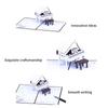 Creative 3D Piano Pop Up Greeting Card Delicate Handmade 3D Piano Popup Card Greeting Card for Home Office Decoration