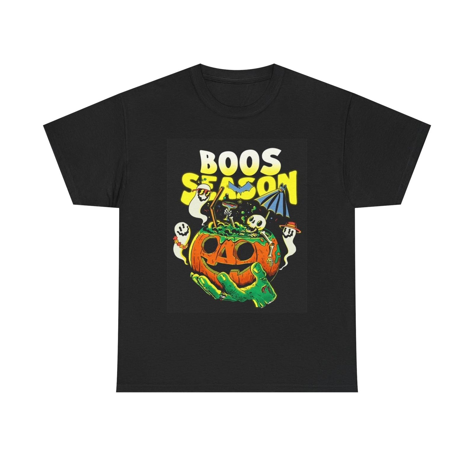 Men s and Women s T-shirts Boo Season Graphic L