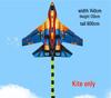 Stealth Fighter Airplane Kite: Easy-to-Fly Children's Breeze Kite