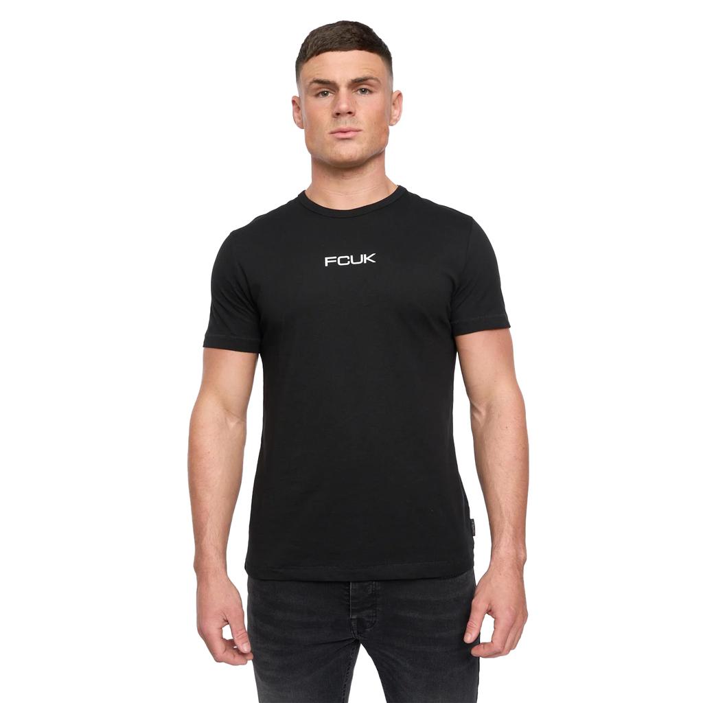 French Connection Mens FCUK Chest Build T-Shirt