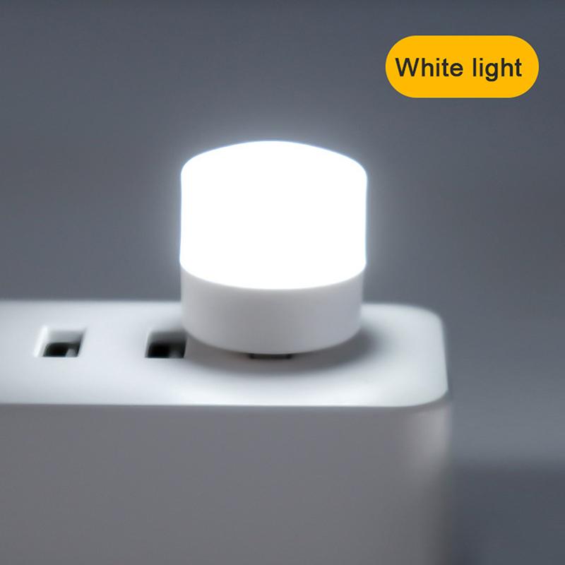 Usb Plug Lamp Mini Night Light Computer Mobile Power Charging Small Book Lamps Led Eye Protection Square Reading Light