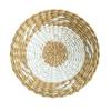 Moroccan Hand-Woven Straw Wall Hanging Decor