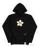[Unisex] Big Flower Dot Hoodie_Black
