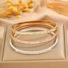 Titanium Steel Bracelet - Fashionable and Versatile for Women, Full of Diamonds, Stainless Steel Bracelet, Unique Handcrafted Bracelet