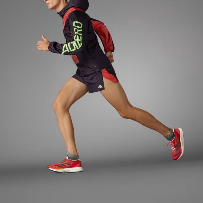 Adidas Striped Print Athletic Shorts Men Bottoms Black Aurora IU0690