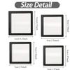 10 pièces/set Présentoirs Cadre Flottant 3D Film Mince Transparent PE Boîte d'Affichage Flottante Boîte de Rangement pour Bijoux Boîtes Organisatrices