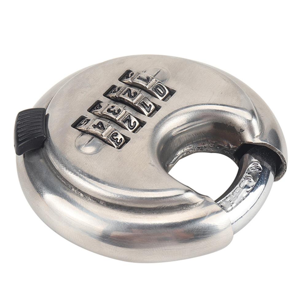 70mm 4-Digit Combo Disc Lock Stainless