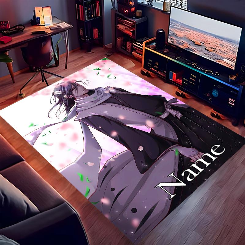 Custom personalization Byakuya Kuchiki Print Area Rug - Soft, Washable Non-Slip Indoor Mat,Living Room,Home&Office Decorative Rug