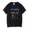 T-Shirt Jason Momoa Attore Hawaiano Omaggio Vintage Merch Retrò Anni '90 Fan Amber Heard Maniche Lunghe o Corte Lavaggio Vintage Unisex