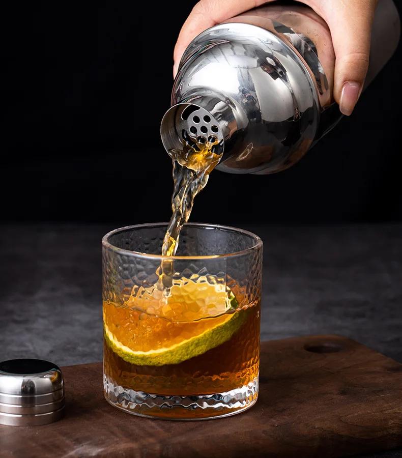 Stainless Steel Cocktail Shaker Bartending Tools Bartender Kit Boston Martini Sharker Drink Mixer 1Pcs