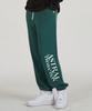 ASTRAL PROJECTION Lettering Logo Comfortable Training Sweat Jogger Pants_Green