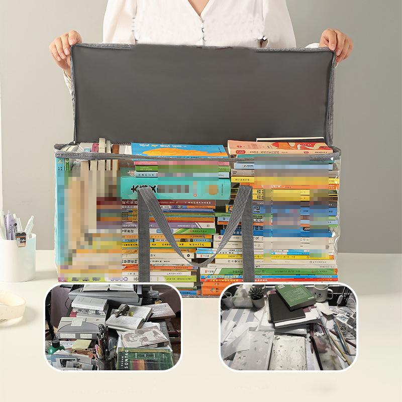 Large Clear Holds DVD CD Storage Holder Easy Zip Closure Carry Bag Organizer Comic Book Storage Bag Transparent Collection