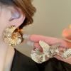 Ear Jewelry Geometric Patterns Earrings Exaggerated Zinc Zinc Alloy Stud Earrings  Party Decoration
