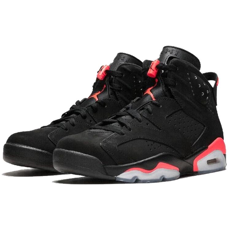New JORDAN 6 Retro Infrared Black 2014 384664-023